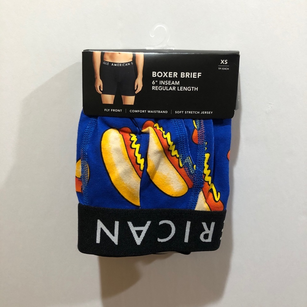 American Eagle Boxer Brief, Hot Dogs, Various Sizes